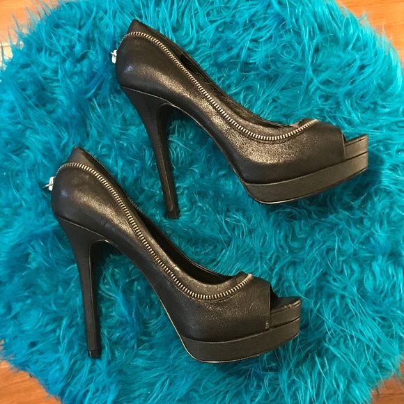 Jessica Simpson Shoes - Jessica Simpson Zipper Peep Toe Shoes